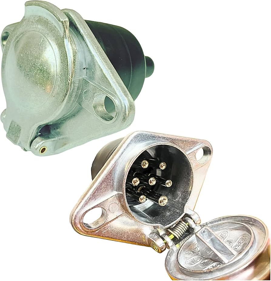 Amazon.co.jp: YESprime 配線 ソケット 7極 ピン トレーラー プラグ